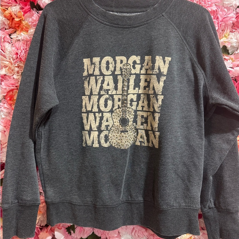 Maurices Charcoal Gray Graphic Sweater